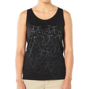 ICEBREAKER Tech Lite Full Cycle black bicycle will women’s tank M